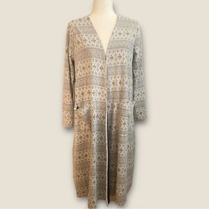 Lula Roe Long Cardigan Size M.